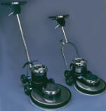EDIC floor 1500 rpm and 2000 rpm burnishers.  Optional fold down handle.